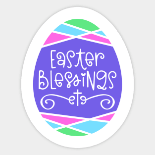 Easter Blessings Sticker